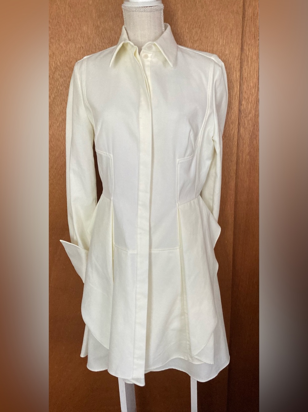 Alexander McQueen  Button Front Shirt Dress made in 🇮🇹 Italy